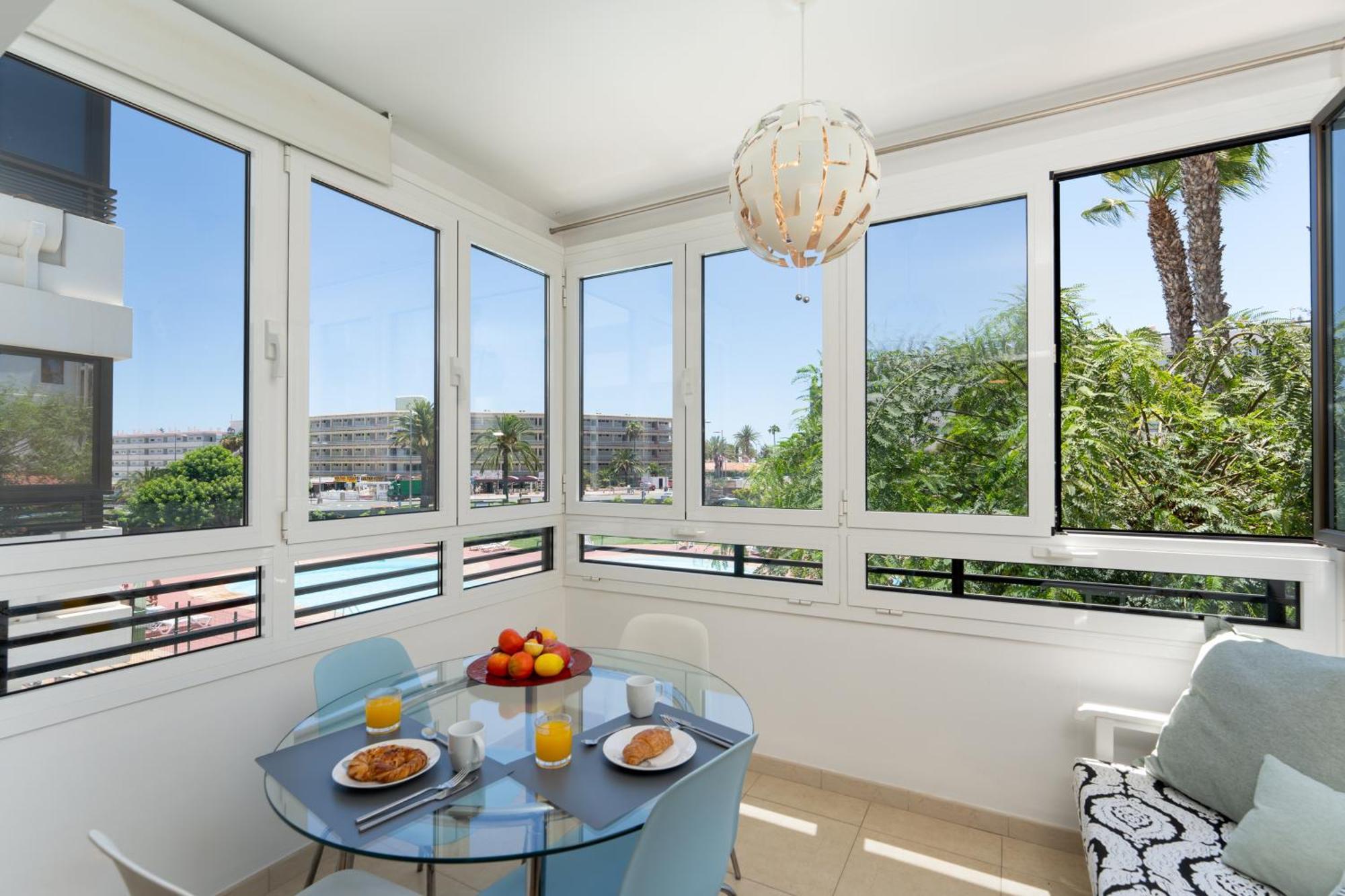 Garden View Apartment Iguazu 3 Near Yumbo Playa del Ingles  Bagian luar foto